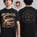 Helloween Giants And Monsters Tour 2025 Vintage Orange Pumpkin Paris At Zenith La Villette On November 22 2025 T-Shirt