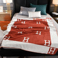 Orange designer avalon blanket 926