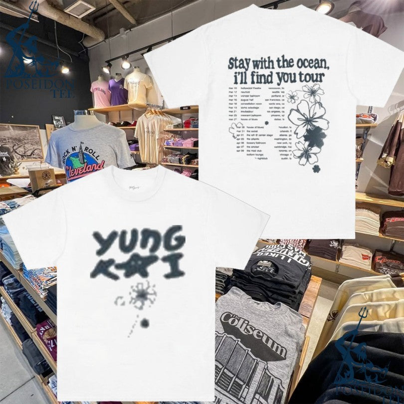 Yung Kai Stay With The Ocean I’ll Find You Tour Tour T-shirt