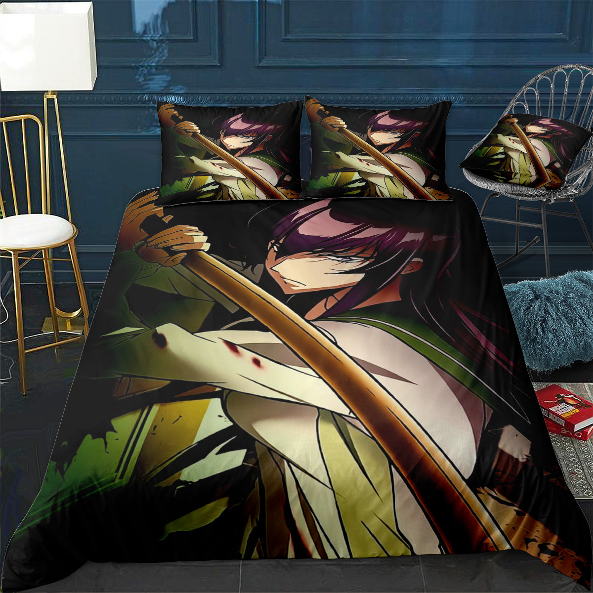 Highschool Of The Dead Bedding Set (Duvet Cover & Pillow Shams)