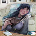Hinata Fleece Throw Blanket