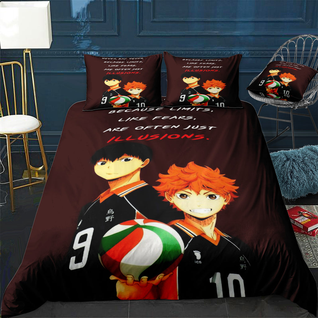Hinata Kageyama Anime Bedding Set (Duvet Cover & Pillow Shams)