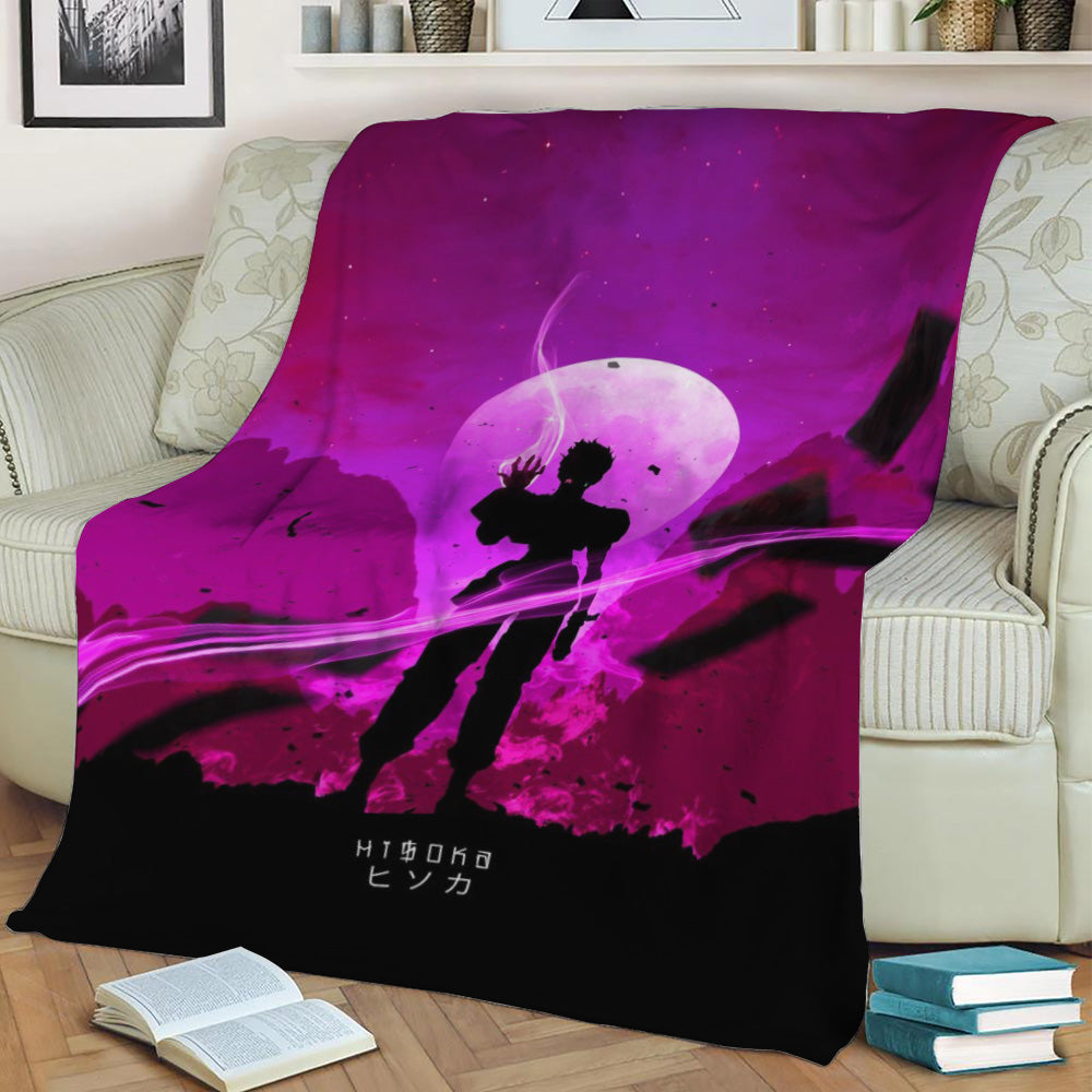 Hisoka Hunter X Hunter Fleece Throw Blanket