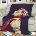 Hisoka Retro art Fleece Throw Blanket