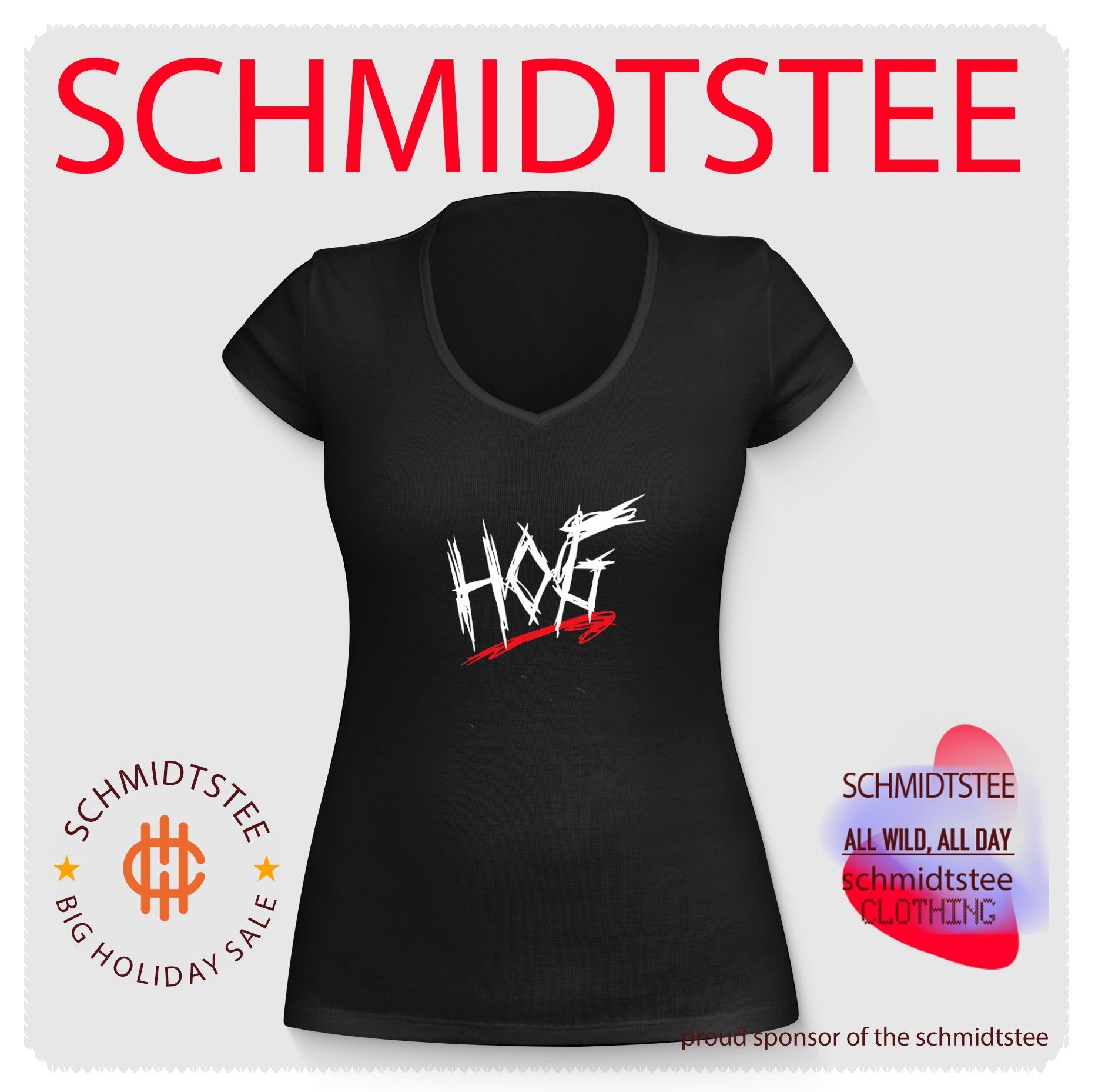 Hog Graffiti Style Logo Streetwear Urban shirt