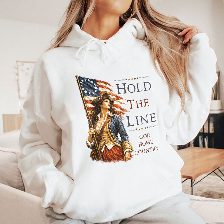 Hold The Line God Home Country T Shirt