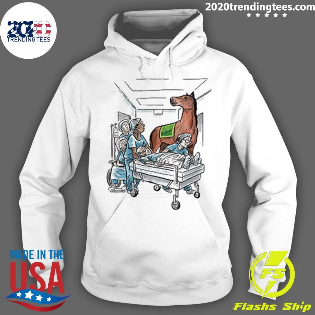 Horse Anti Hero Octagon SS Small White Shirt