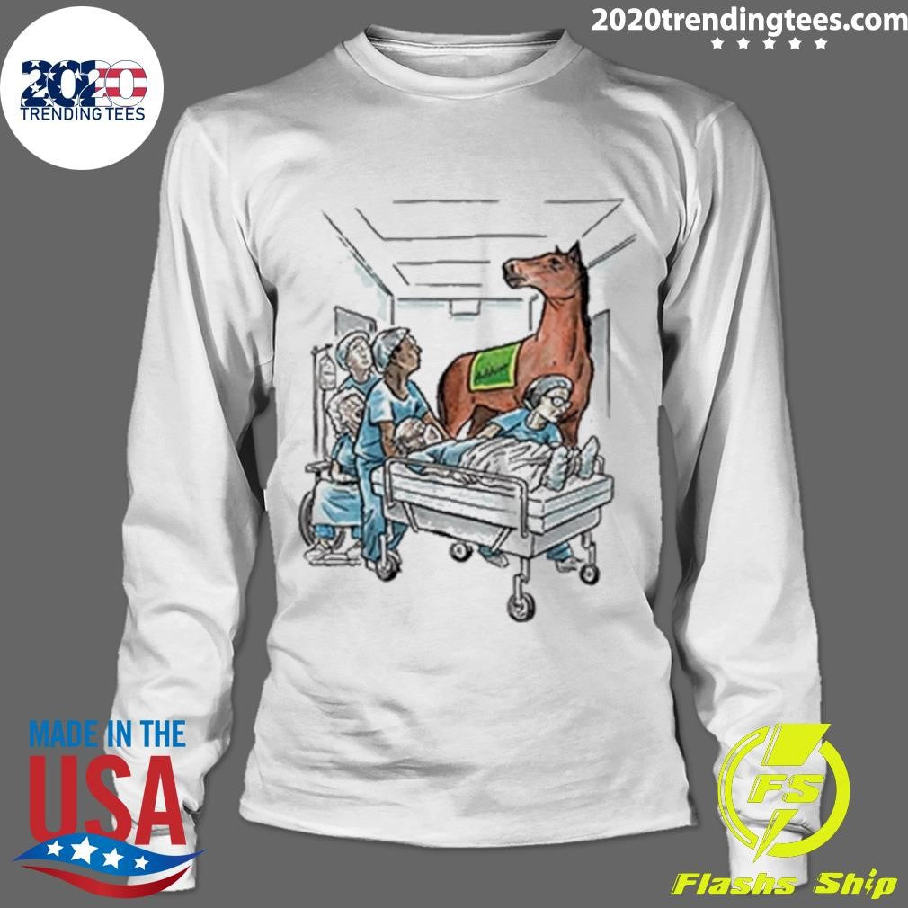 Horse Anti Hero Octagon SS Small White Shirt