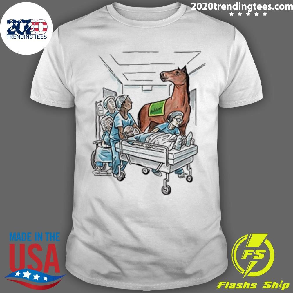 Horse Anti Hero Octagon SS Small White Shirt