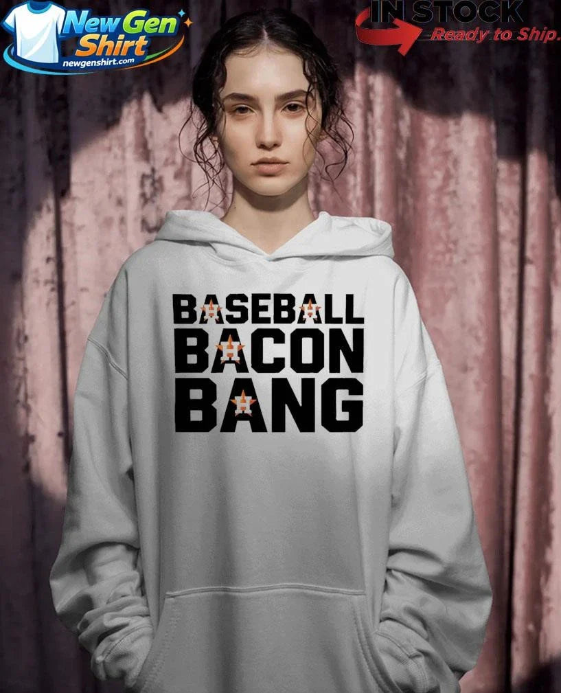 Houston Astros Baseball Bacon Bang Shirt