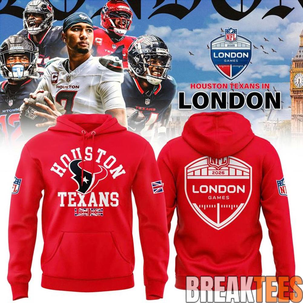 Houston Texans NFL London Game 2026 Hoodie