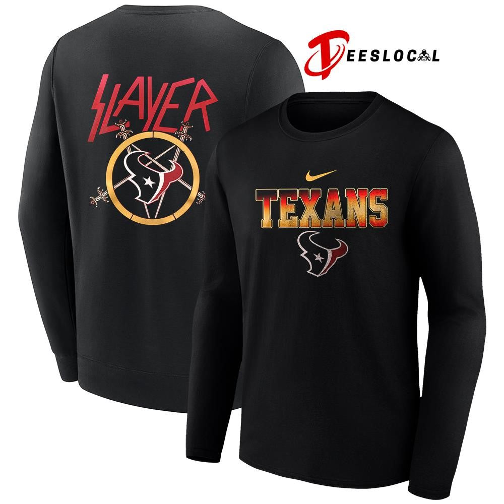 Houston Texans x Slayer logo shirt