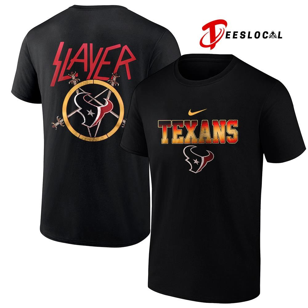 Houston Texans x Slayer logo shirt