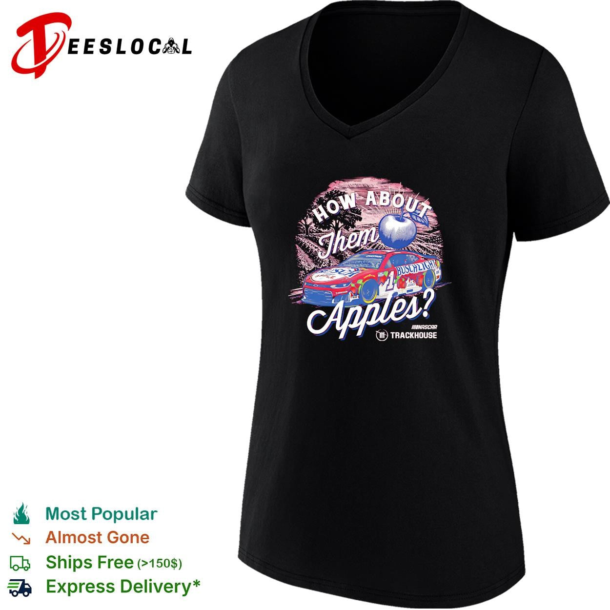 How about them apples Ross Chastain apple NASCAR Trackhouse shirt