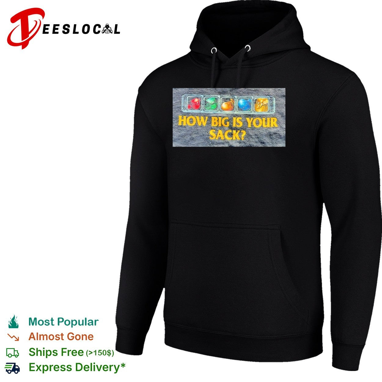 How big is your sack World of Warcraft Inventory Bag Video Game Gaming Humor shirt
