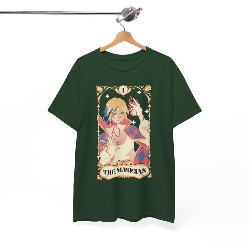 Howl Tarot Card Shirt Sophie Howl Howls Moving Castle Calcifer Ghibli Shirt Hayao Miyazaki Studio Ghibli Anime Shirt T-Shirts