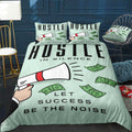 Hustle in silence Bedding Set (Duvet Cover & Pillow Shams)