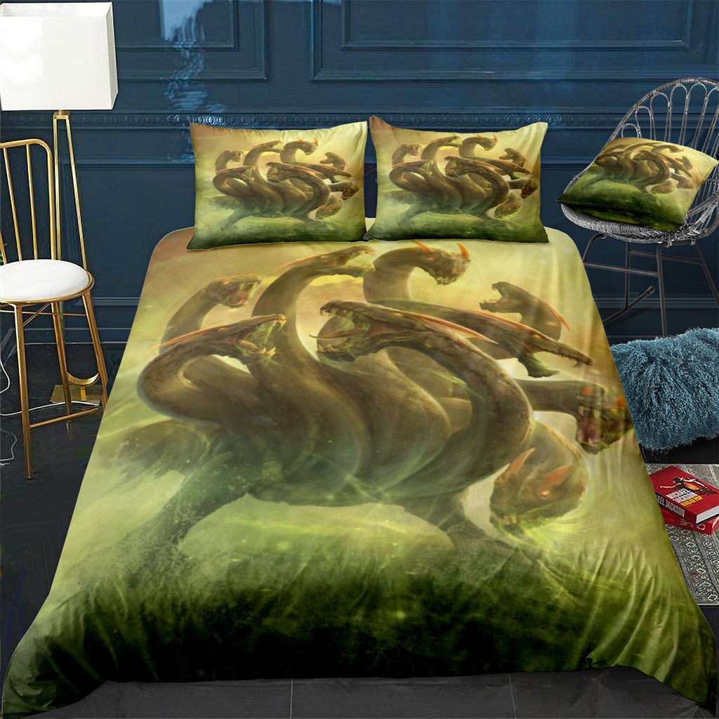 Hydra Mythalix Bedding Set (Duvet Cover & Pillow Shams)