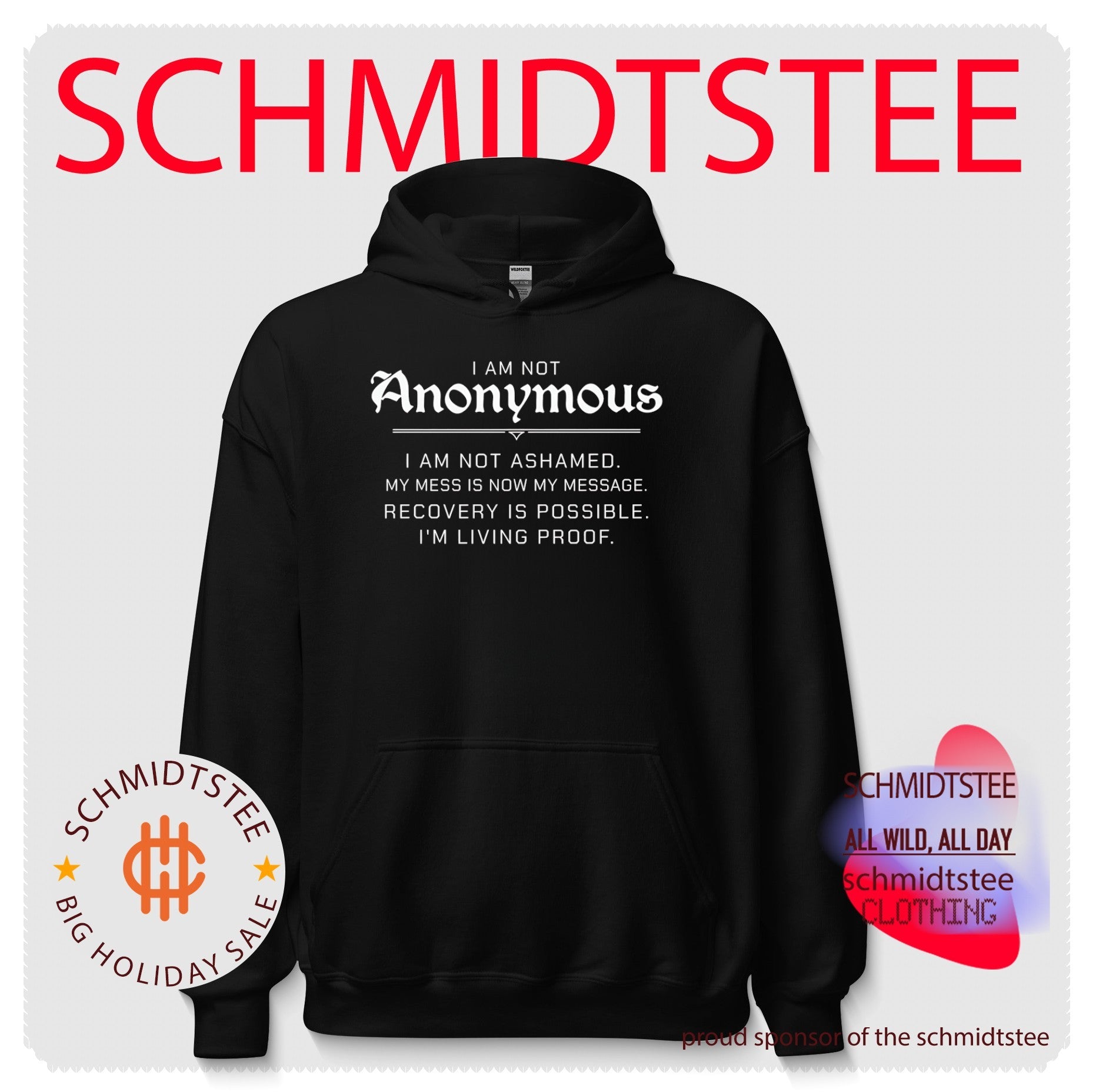 I Am Not Anonymous I Am Not Ashamed Recovery Is Possible shirt