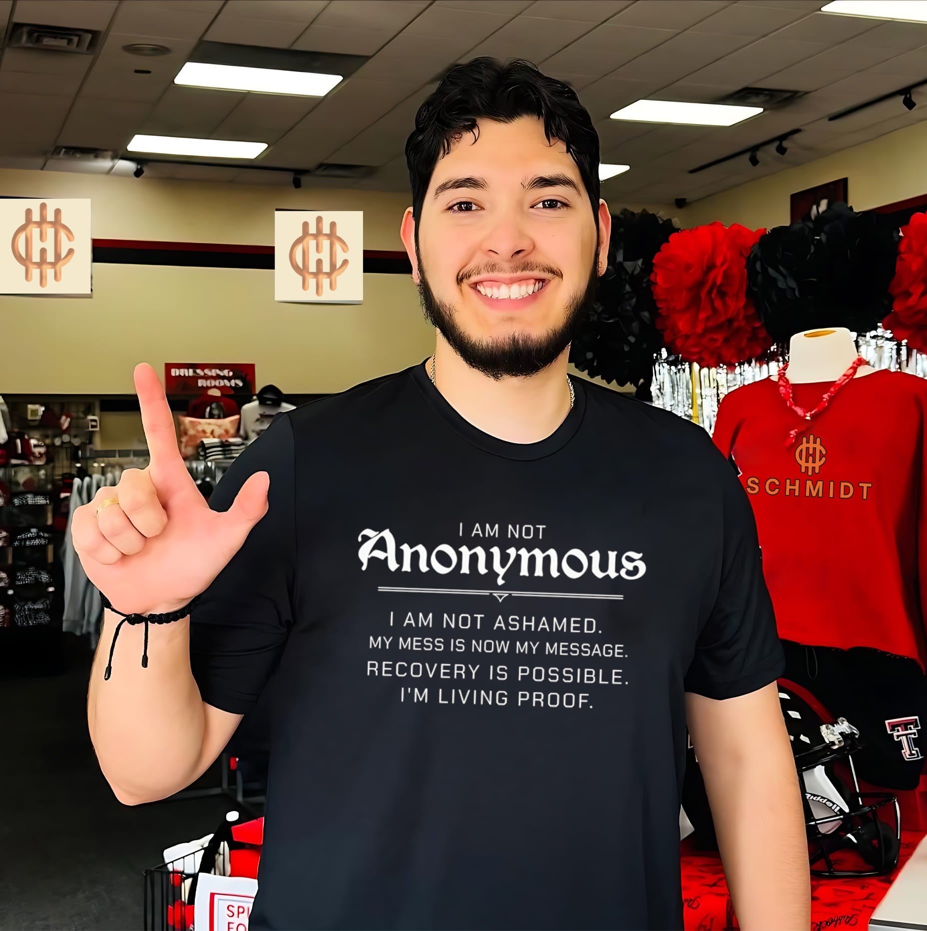 I Am Not Anonymous I Am Not Ashamed Recovery Is Possible shirt