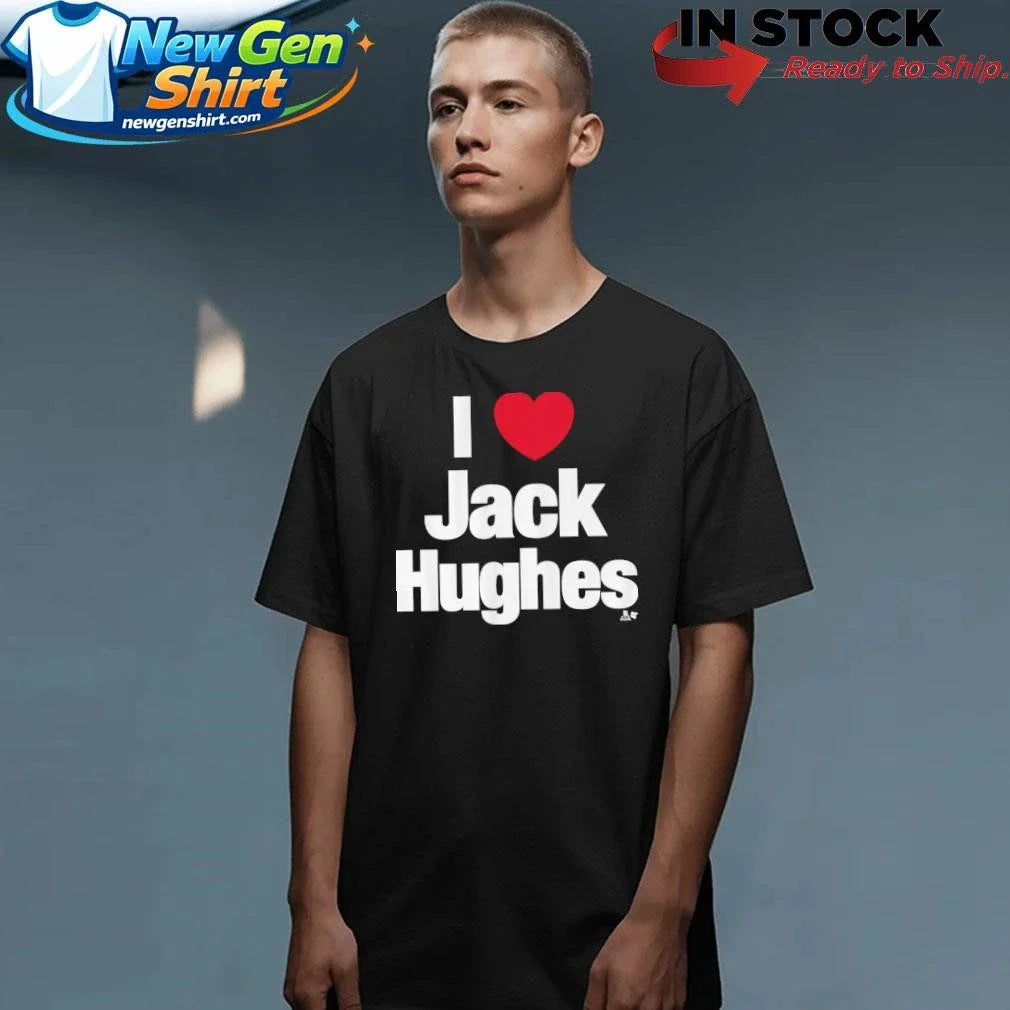 I Heart Jack Hughes Shirt