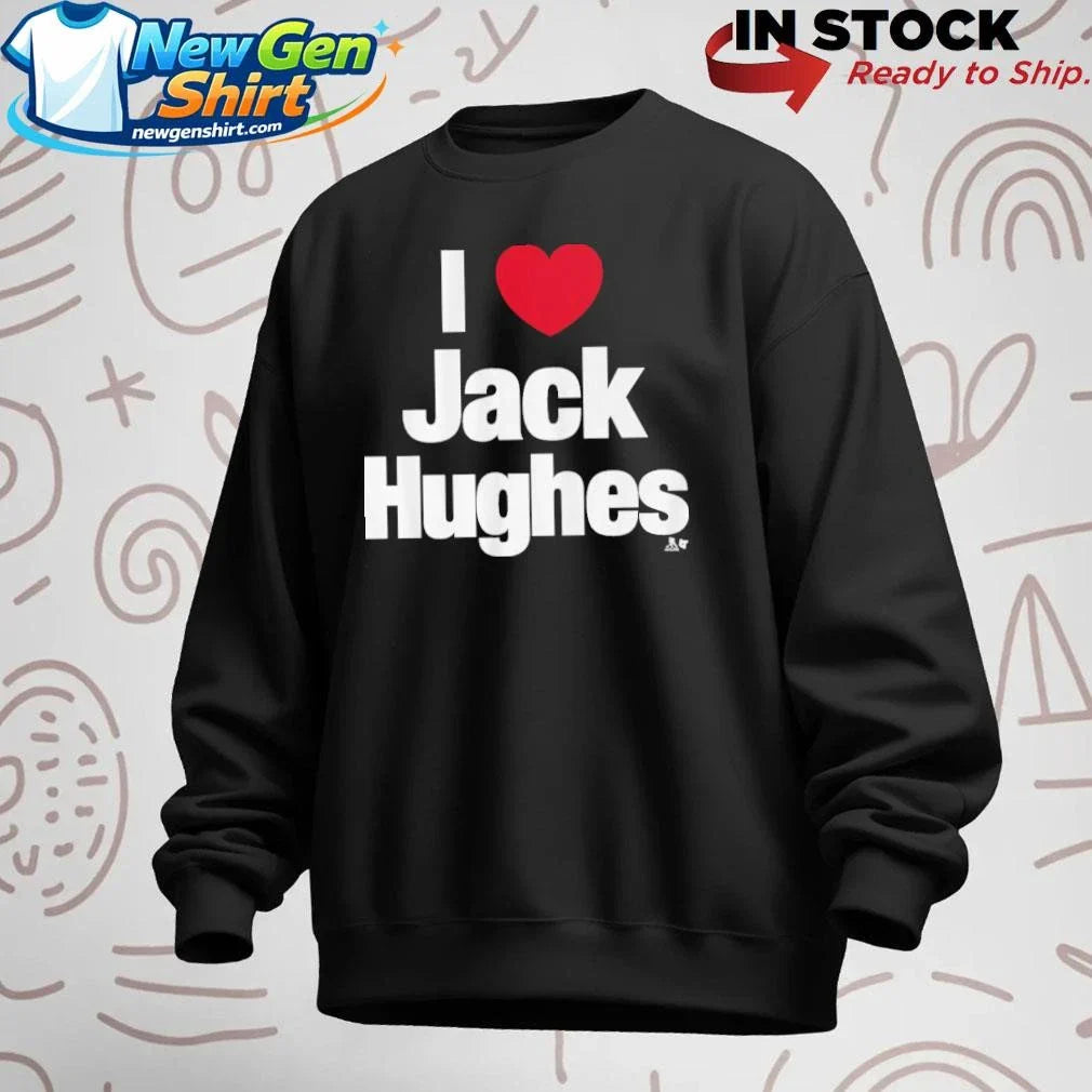 I Heart Jack Hughes Shirt