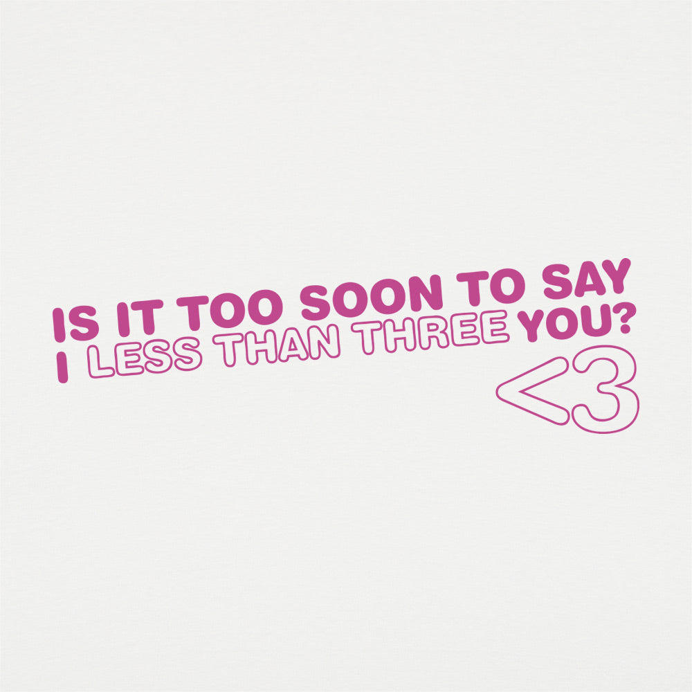 I Less Than Three You Heart Emoticon Love Pun