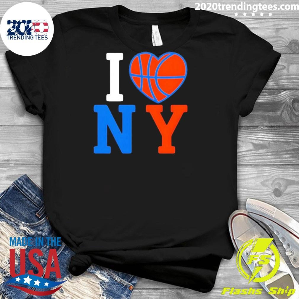 I Love Ny New York Knicks Nba Basketball Playoffs 2026 Shirt