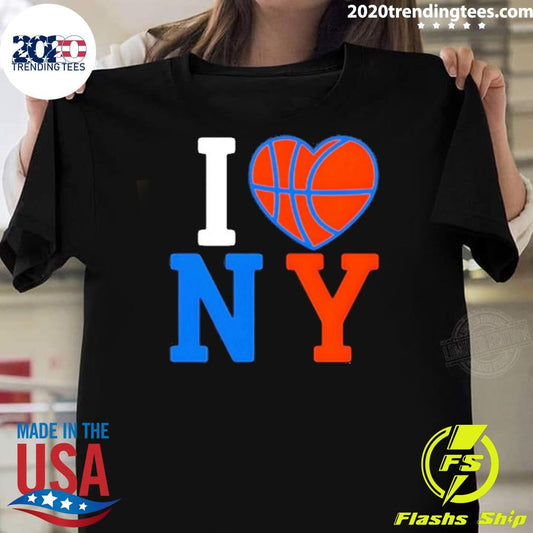 I Love Ny New York Knicks Nba Basketball Playoffs 2026 Shirt