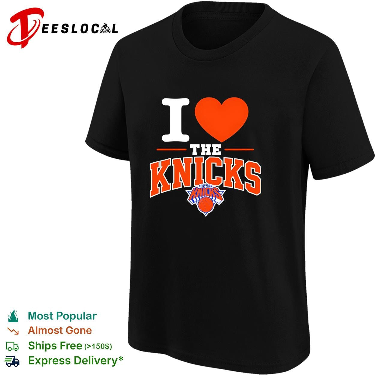 I Love The New York Knicks Basketball Team logo shirt