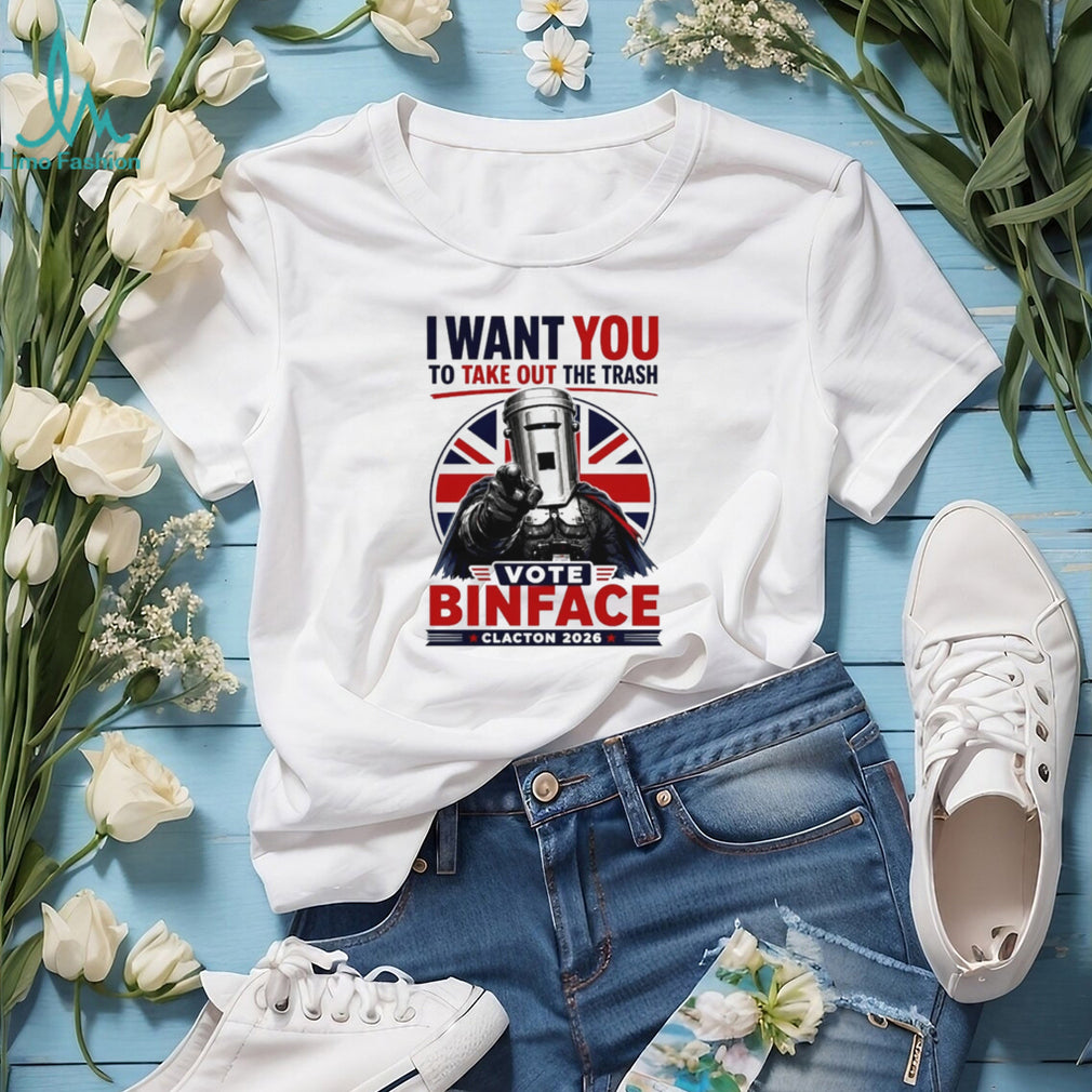 I Want You To Take Out The Trash Vote Count Binface Clacton On Sea 2026 shirt