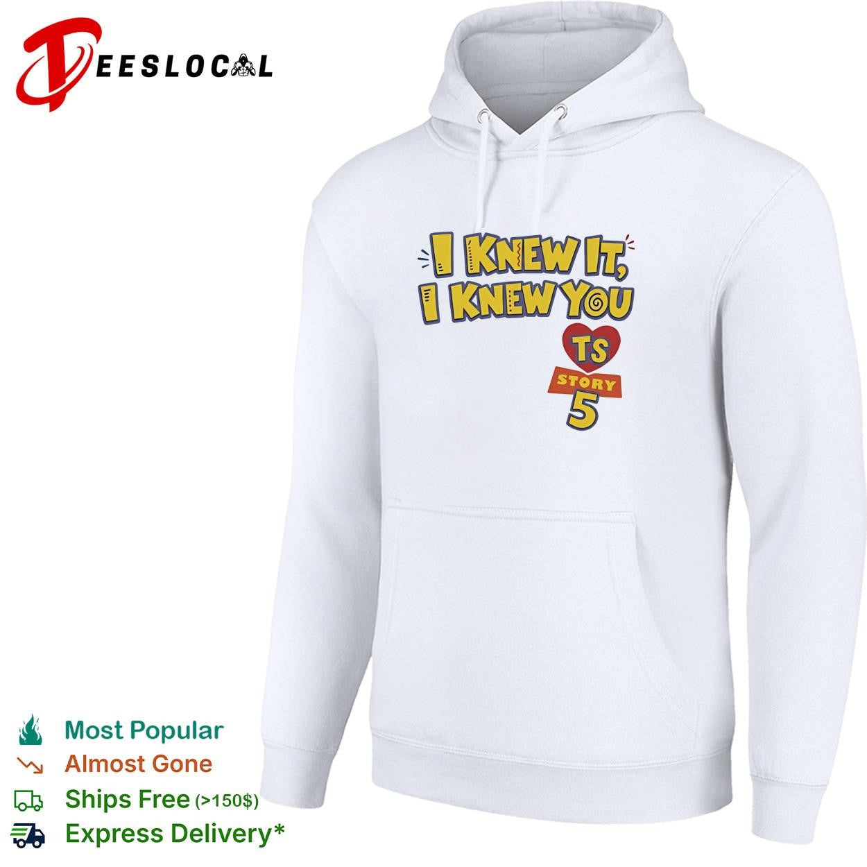 I knew it I knew you TS Toy Story 5 logo shirt