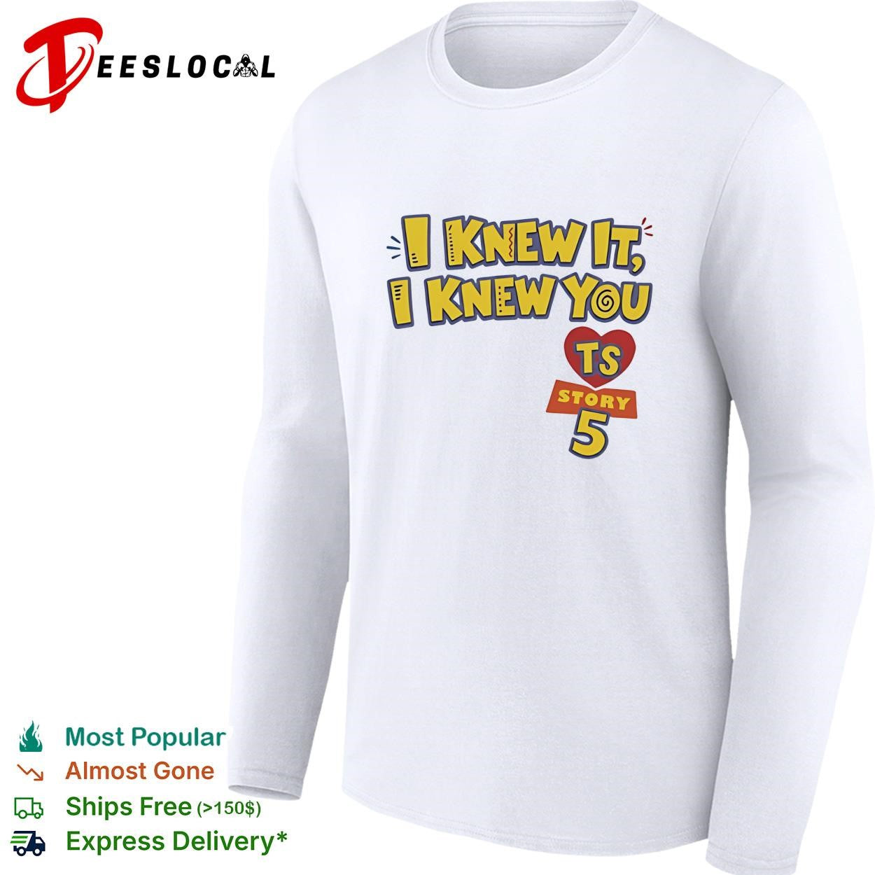 I knew it I knew you TS Toy Story 5 logo shirt