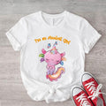 I'M Axolotl Girl Shirt Pink Axolotl Salamander Axolotl Lover Mexican Walking Fish Shirt Animal Lover T-Shirts