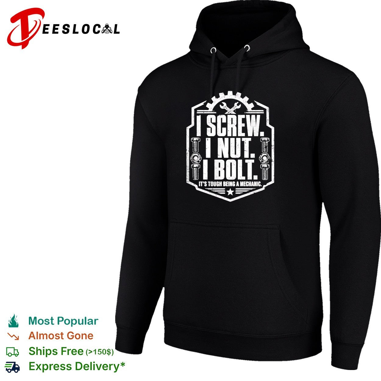 I screw I nut I bolt tough being a mechanic badge shirt