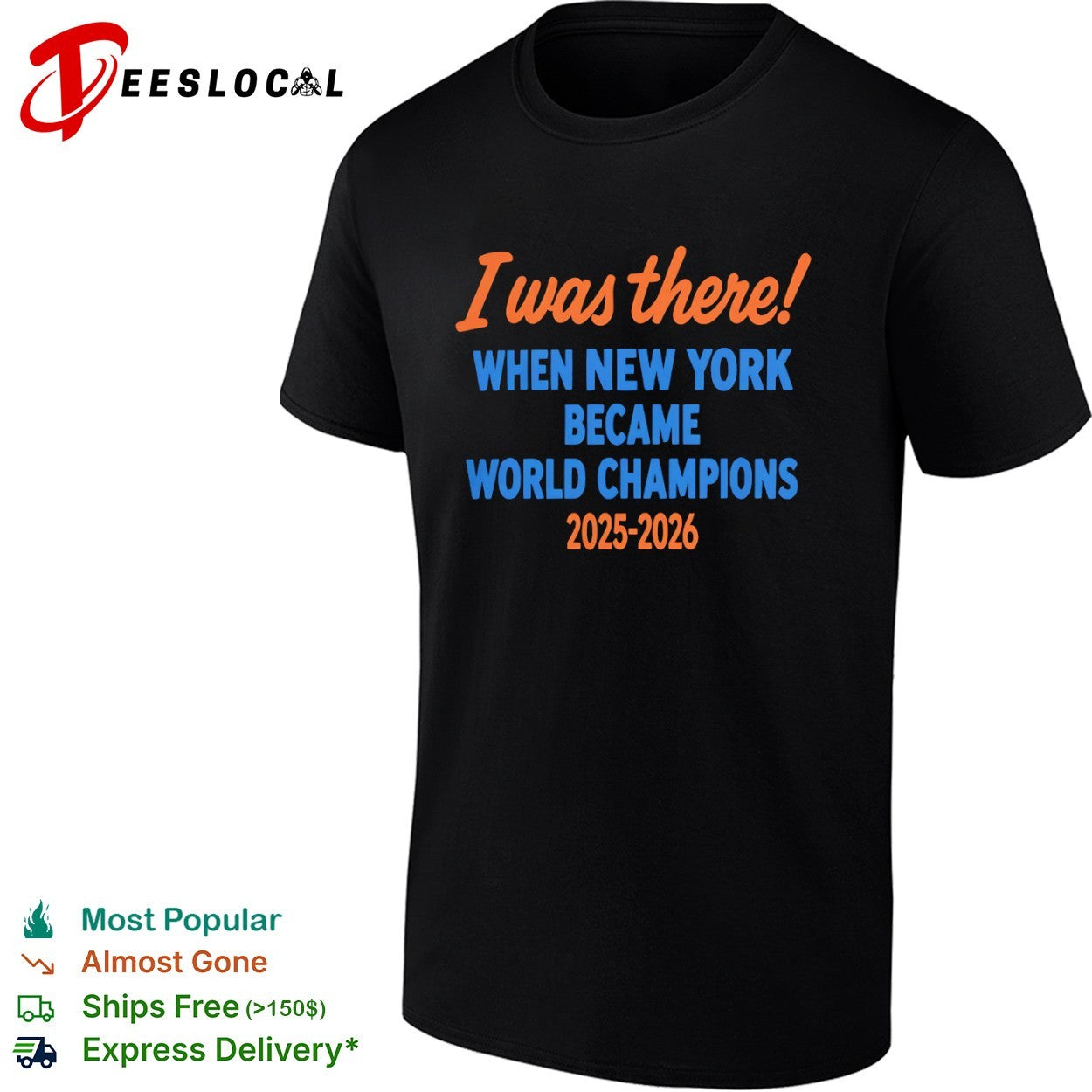 I was there when New York became world champions 2025 2026 New York Knicks NBA basketball shirt