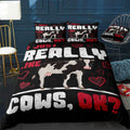 I Just Really Like Cows Ok Bedding Set (Duvet Cover & Pillow Shams)