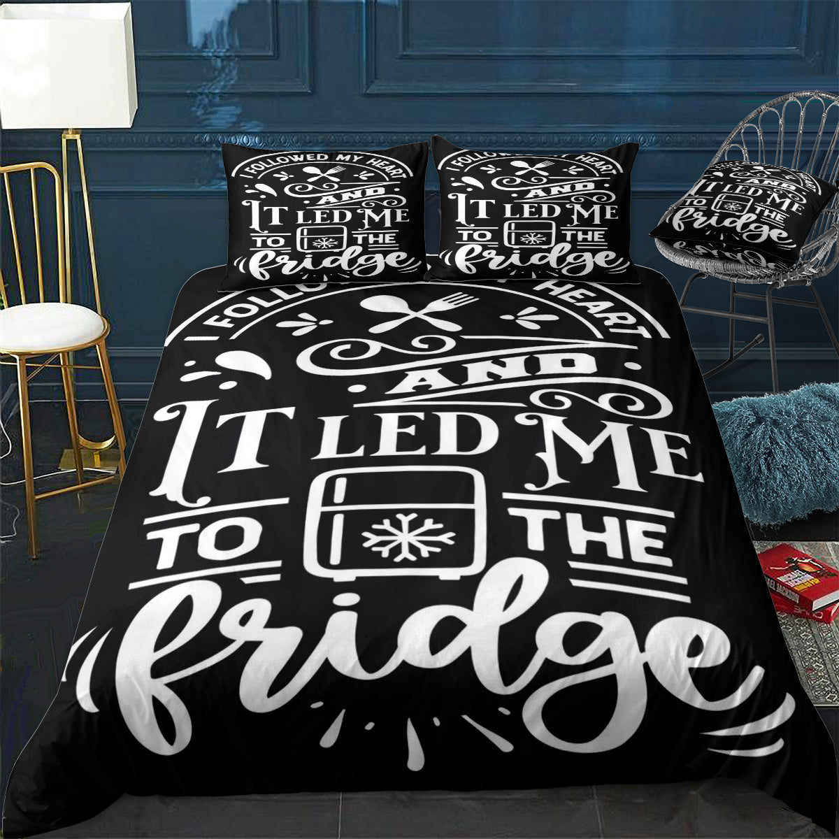 I followed my heart Bedding Set (Duvet Cover & Pillow Shams)