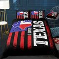 I love Texas Flag Rodeo Bedding Set (Duvet Cover & Pillow Shams)