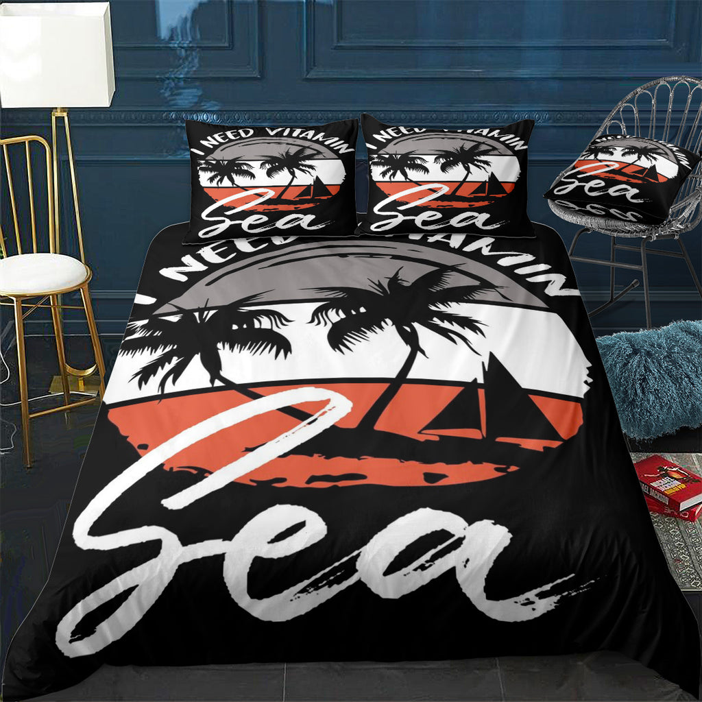 I need vitamin sea Bedding Set (Duvet Cover & Pillow Shams)