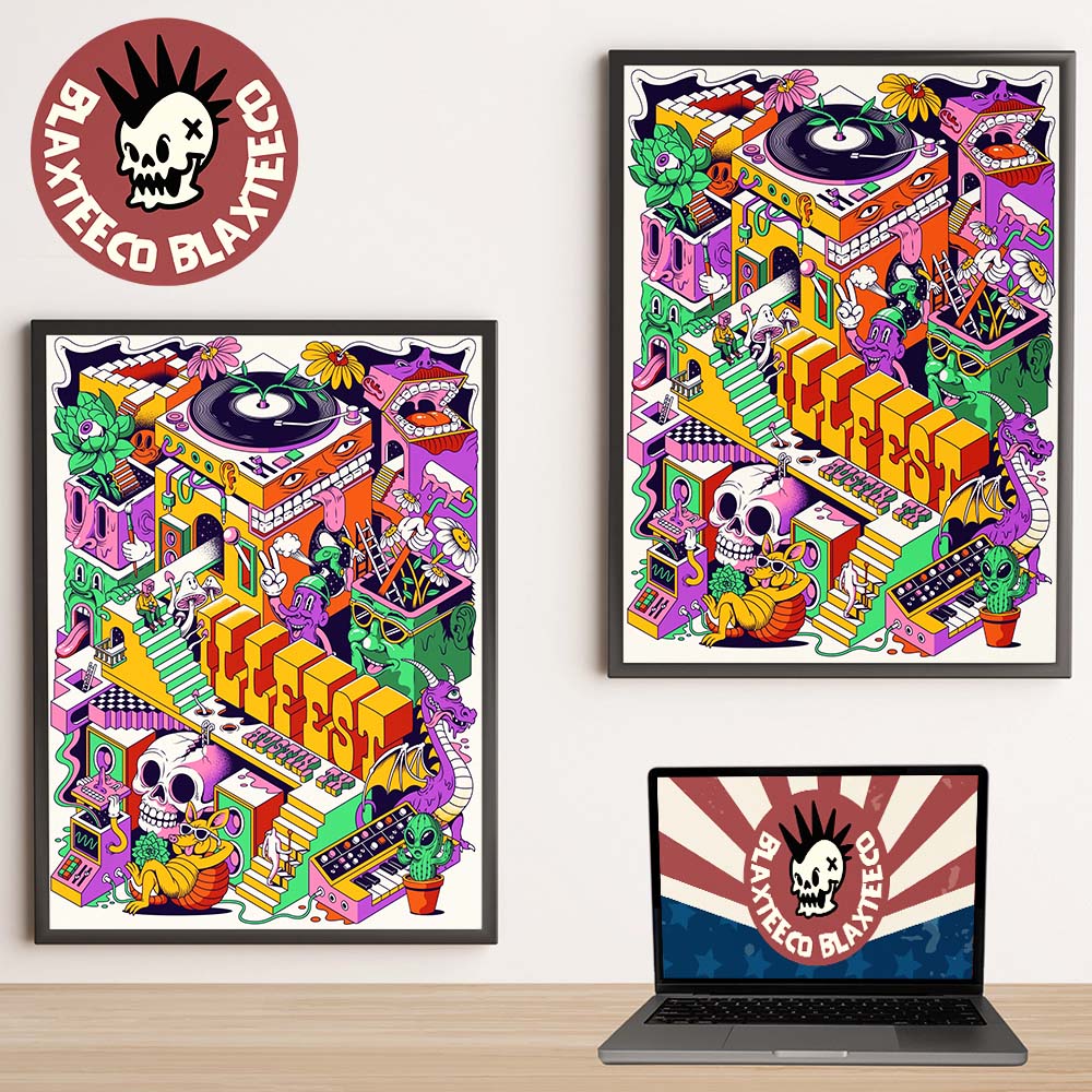 ILLfest 2026 Commemorative Poster In Austin Texas At Travis County Exposition Center From May 29 To 31 2026 Decor Poster Canvas