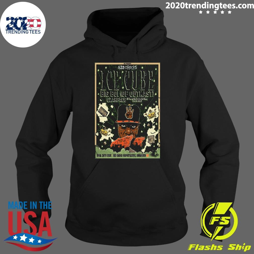 Ice Cube Big Boi Czarface April 20th 2026 Red Rocks Amphitheatre, Morrison Co Shirt