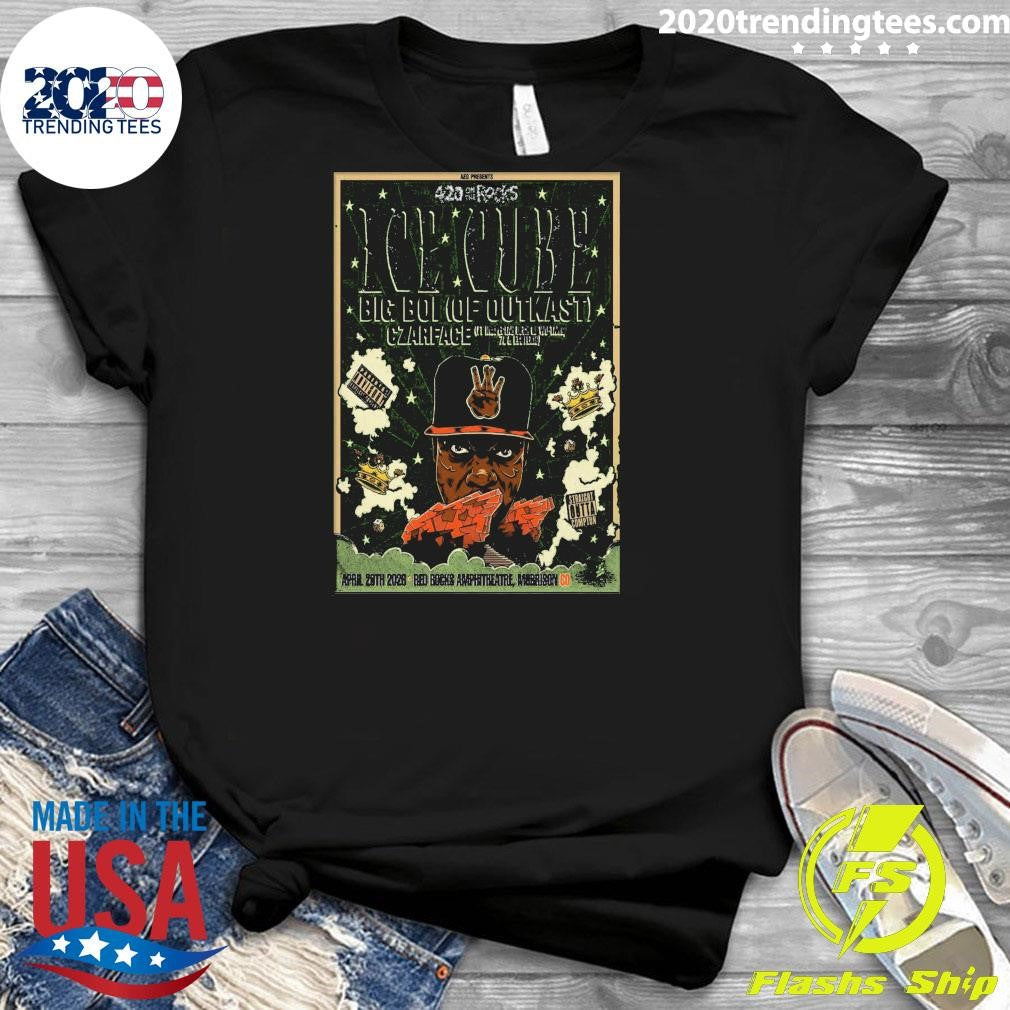 Ice Cube Big Boi Czarface April 20th 2026 Red Rocks Amphitheatre, Morrison Co Shirt