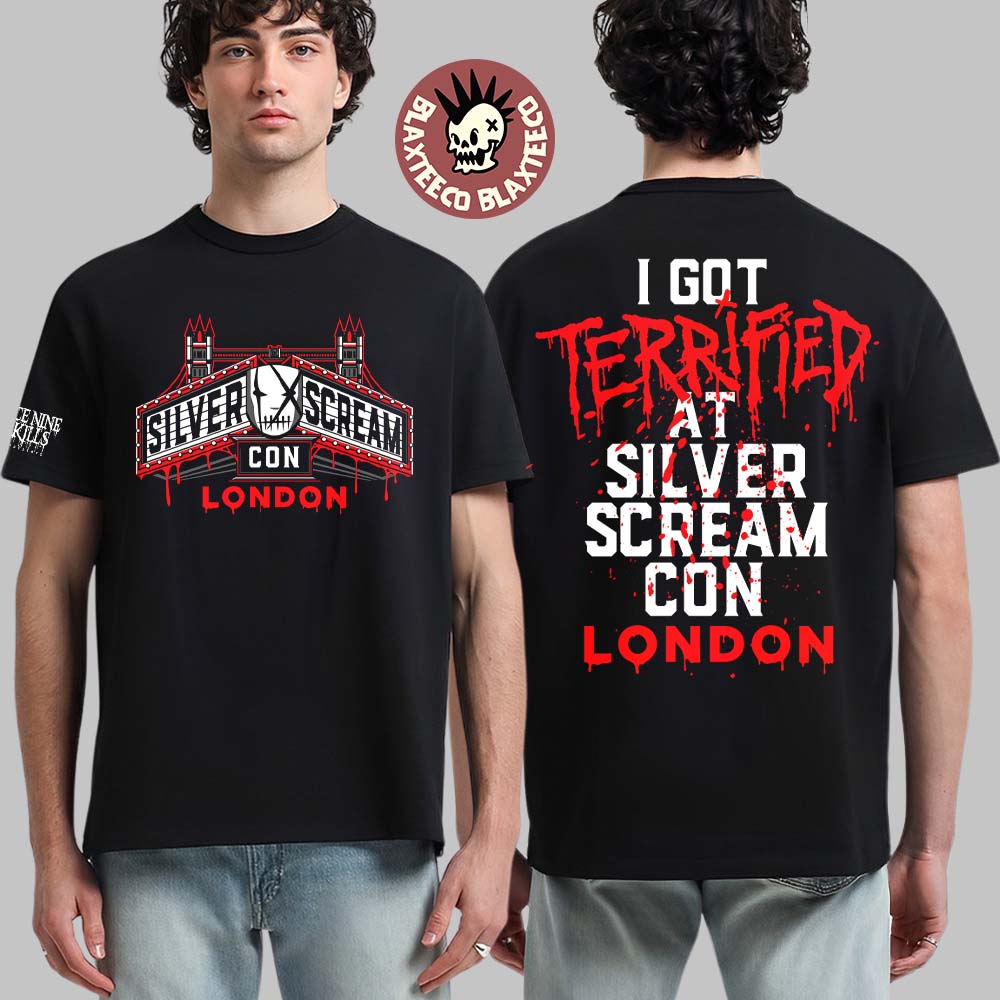 Ice Nine Kills Silver Scream Con London 2025 Event Tee I Got Terrified T-Shirt