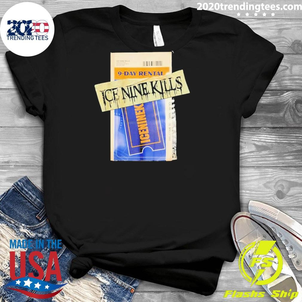 Ice Nine Kills Stalk Buster Nightmare On The Ninth 9 Day Rental Shirt