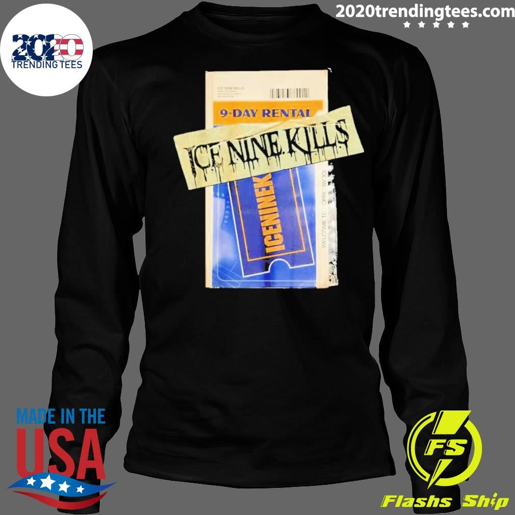 Ice Nine Kills Stalk Buster Nightmare On The Ninth 9 Day Rental Shirt