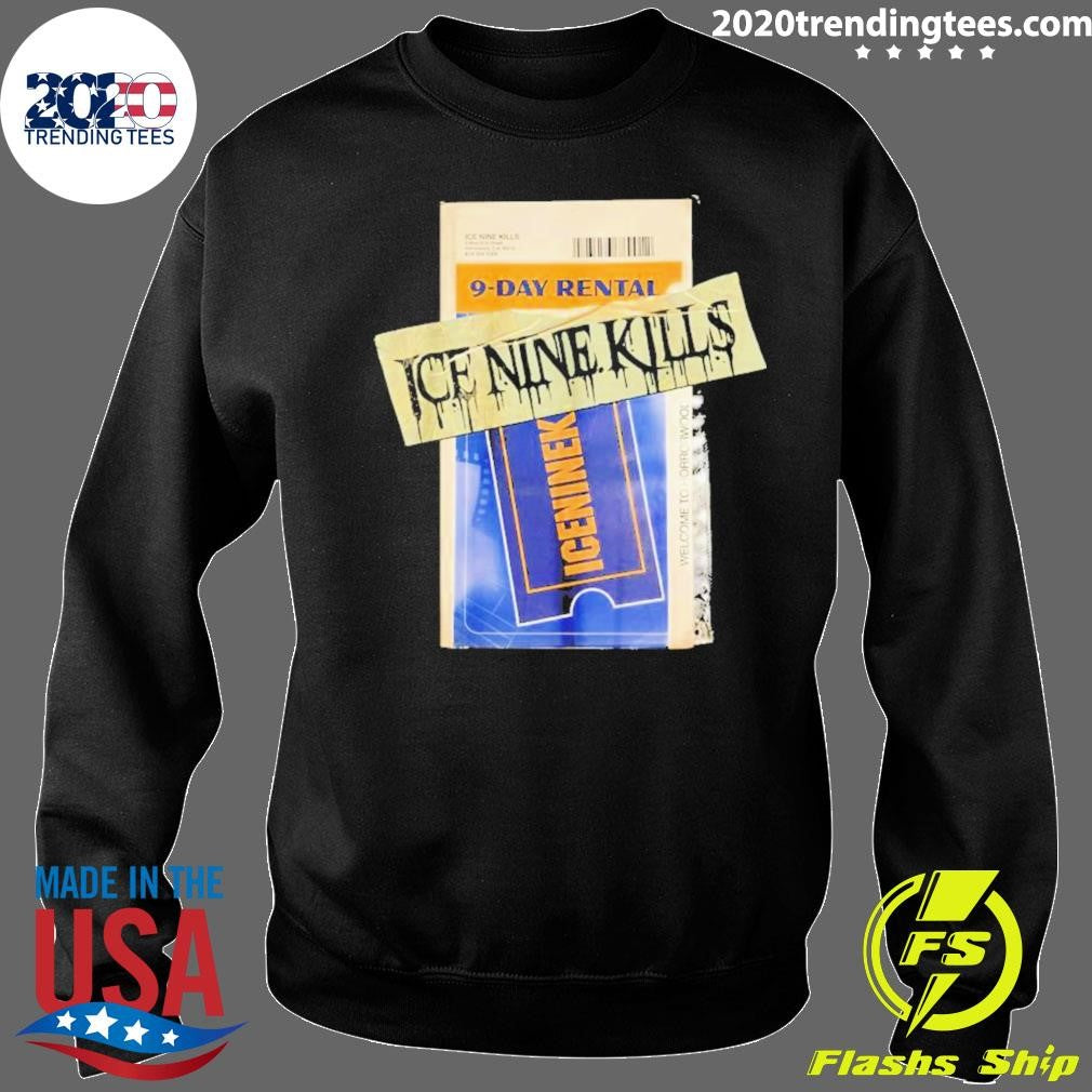 Ice Nine Kills Stalk Buster Nightmare On The Ninth 9 Day Rental Shirt