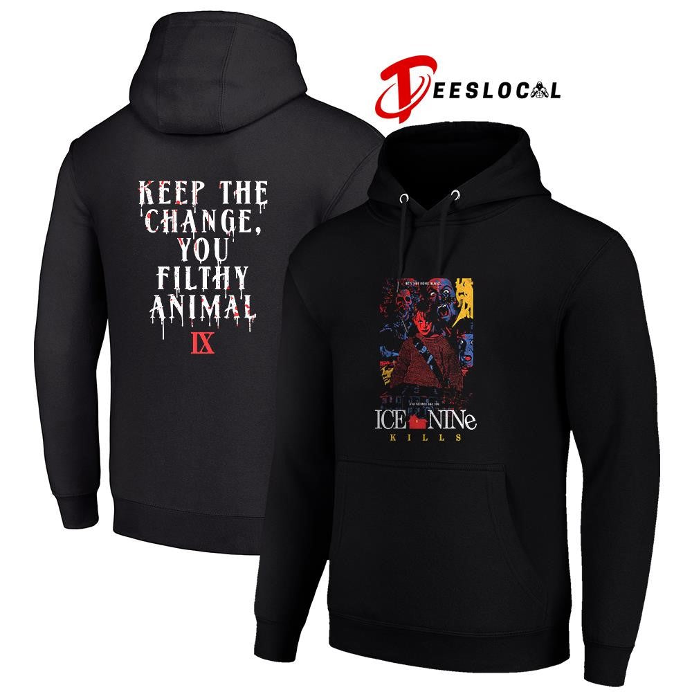 Ice Nine Kills x Home Alone keep the change you filthy animal graphic shirt