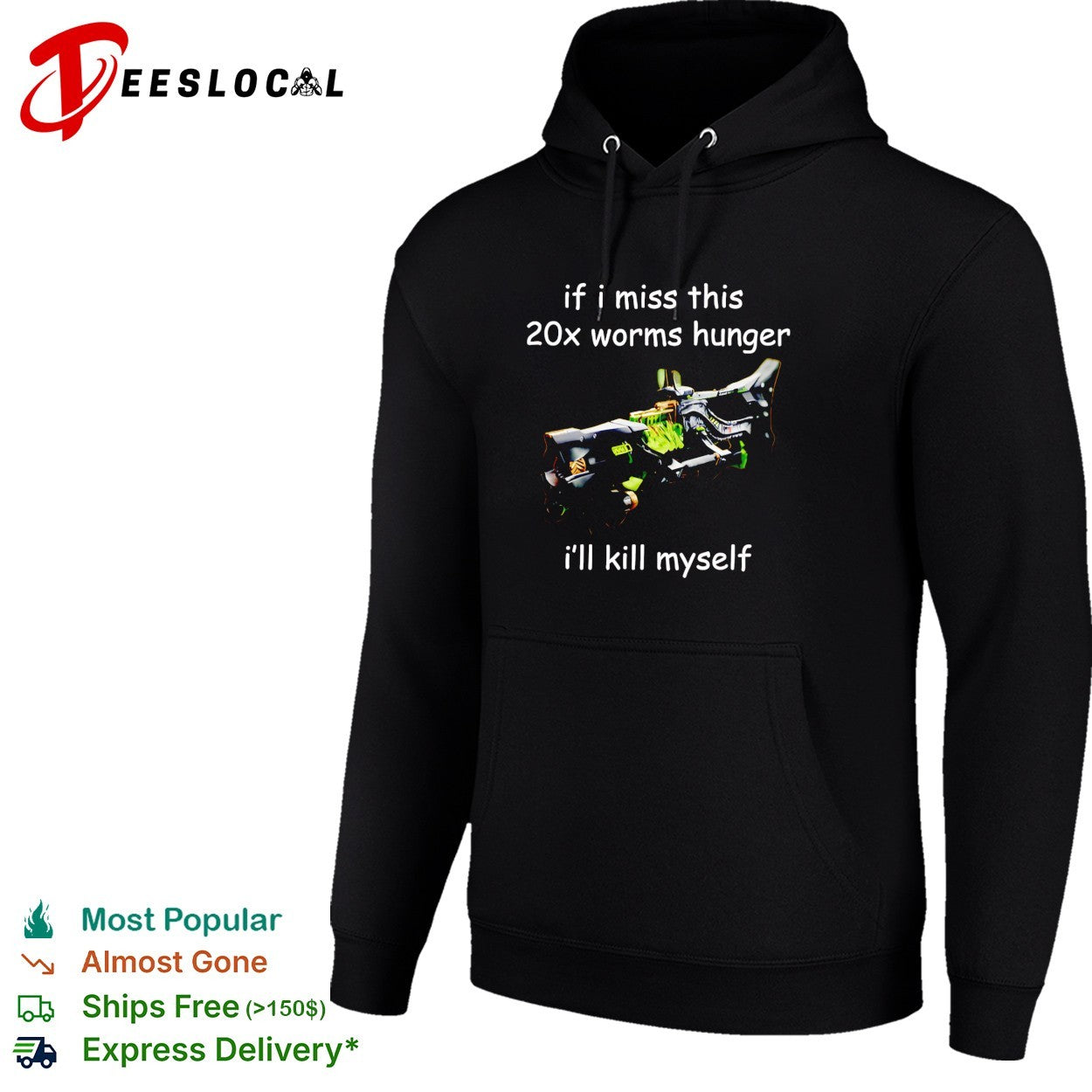 If I miss this 20x worms hunger I’ll kill myself shirt