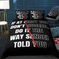 If At First You Dont Succ Bedding Set (Duvet Cover & Pillow Shams)